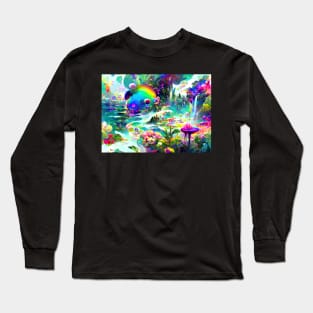 Color Globs | Rainbow Infinite Fungi Long Sleeve T-Shirt